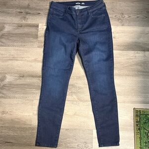 Old Navy Women's Deep Blue Skinny Jeans size 10